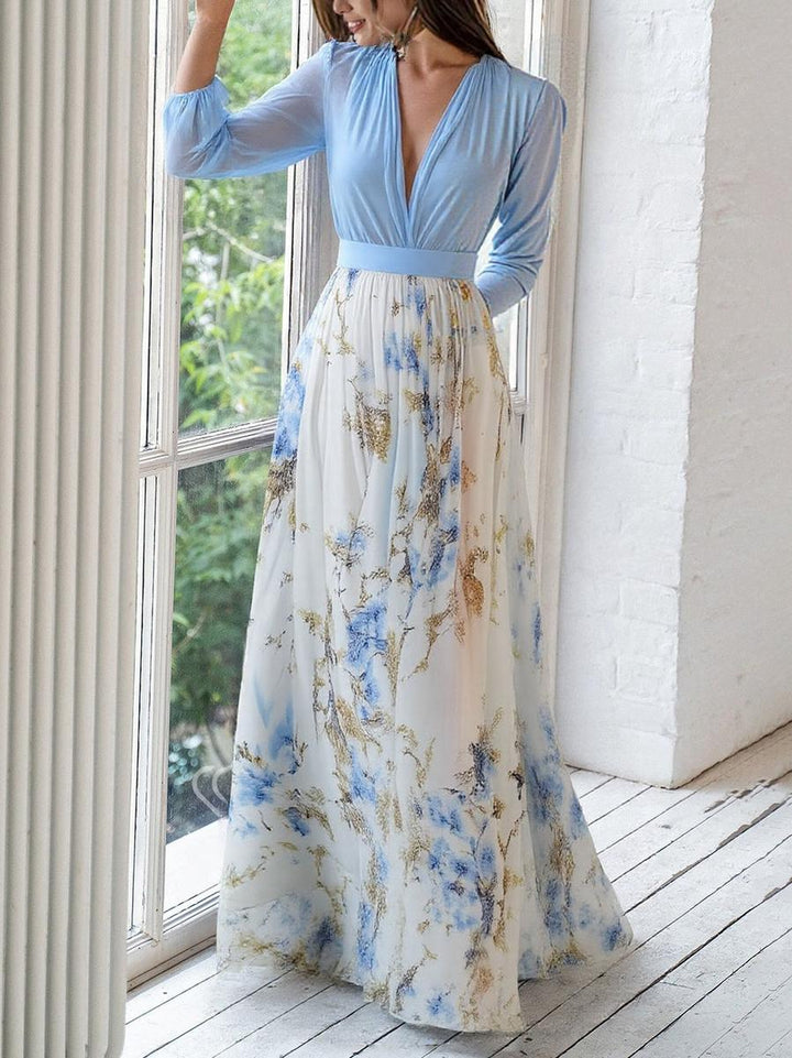 Tessa™ | Long Dress with Floral Print