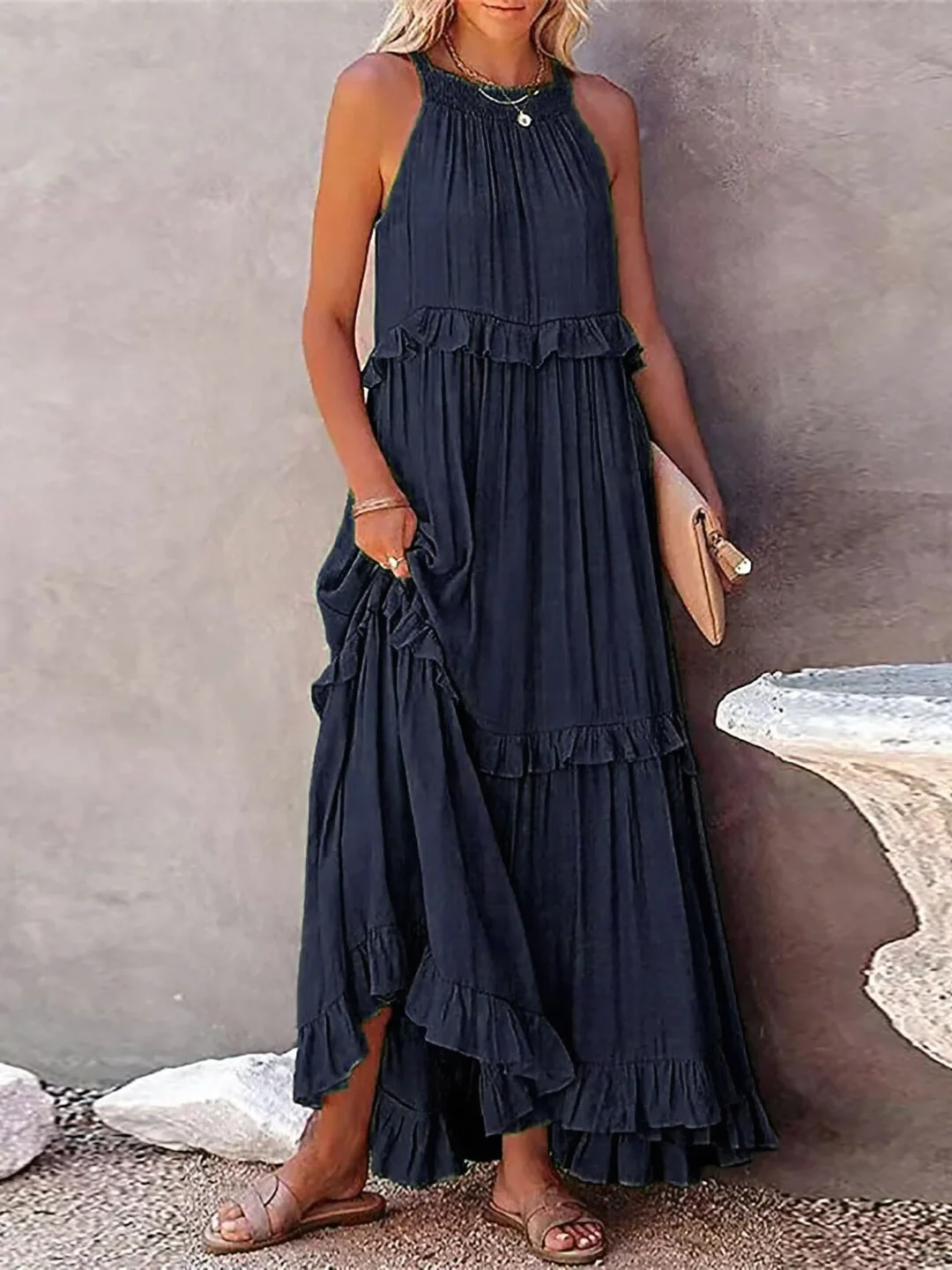 Darcey™ | Ruffle Breeze Maxi Dress